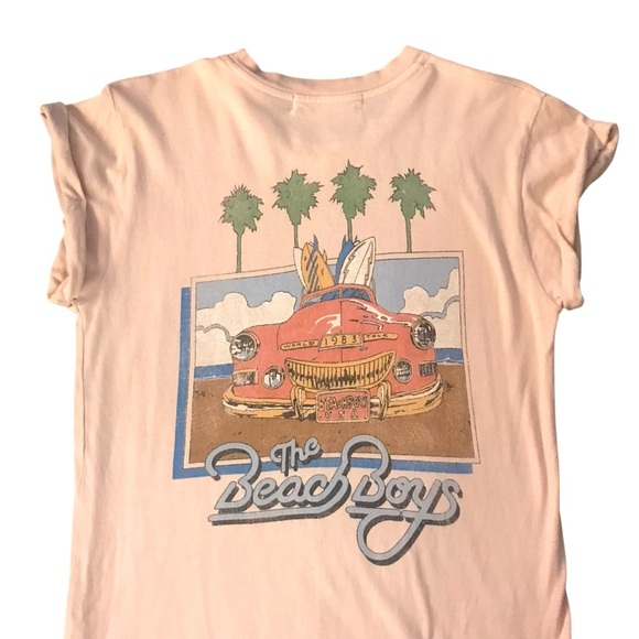 🆕 Daydreamer Beach Boys 1983 Tour Rolled Weekend Graphic Tee - Picture 8 of 9
